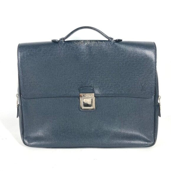 LOUIS VUITTON M32640 Taiga Vasili PM Document bag Briefcase Bag Business bag - Picture 1 of 16